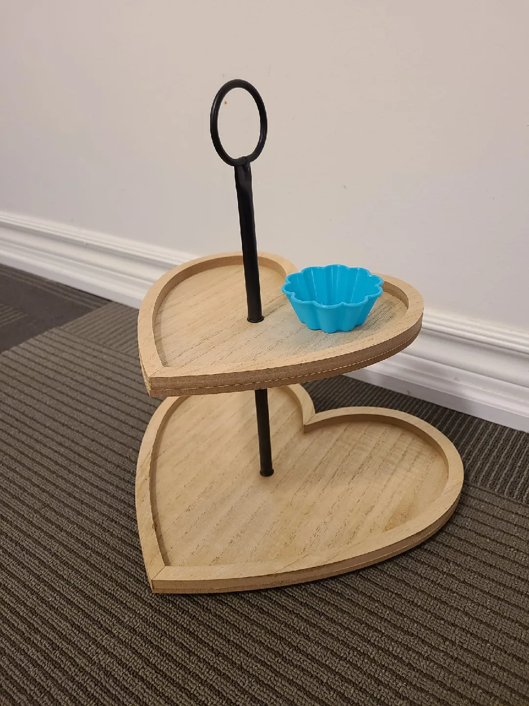 Heart-Shaped Two-Tiered Tray thumbnail