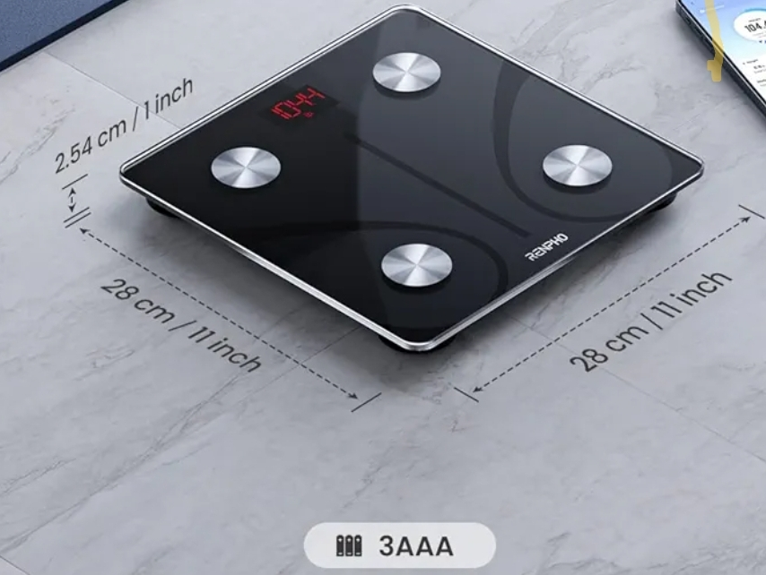 New RENPHO Smart Body Weight Scale - Black - photo 3