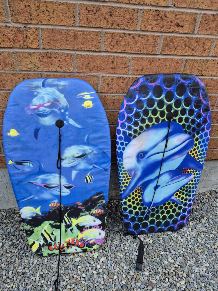 Two Dolphin Body Boards
