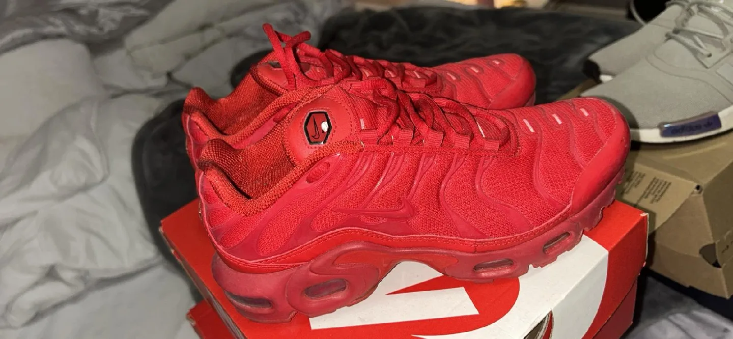 Nike Air Max Plus TN Red, Size 5Y image indicator(2)