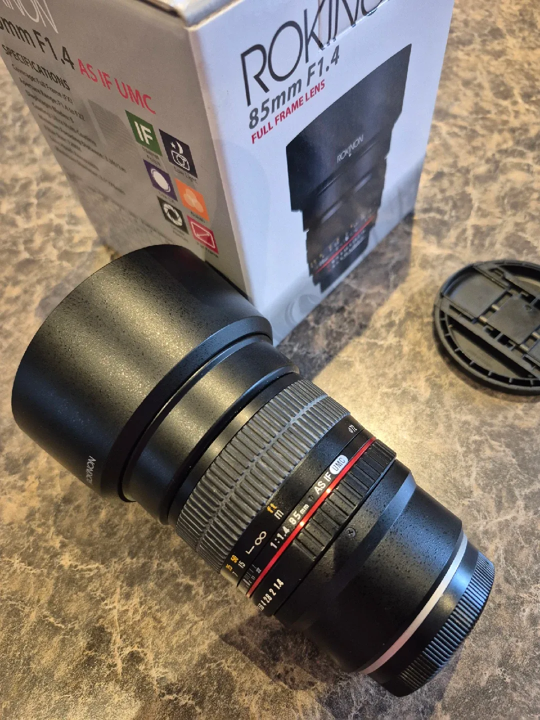 Rokinon 85mm F1.4 AS IF UMC Full Frame Lens image indicator(3)