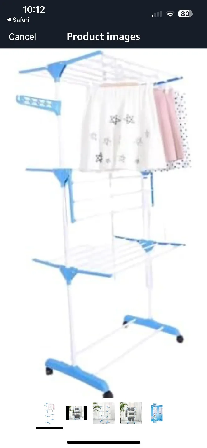 Three-Layer Clothes Hanger Drying Rack