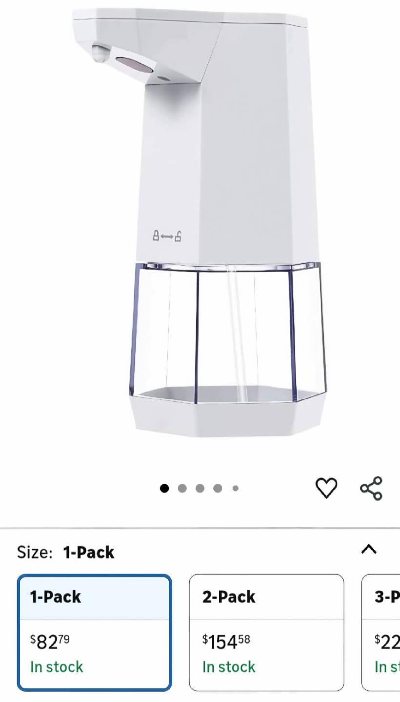 Automatic Soap Dispenser White Soap Dispenser
