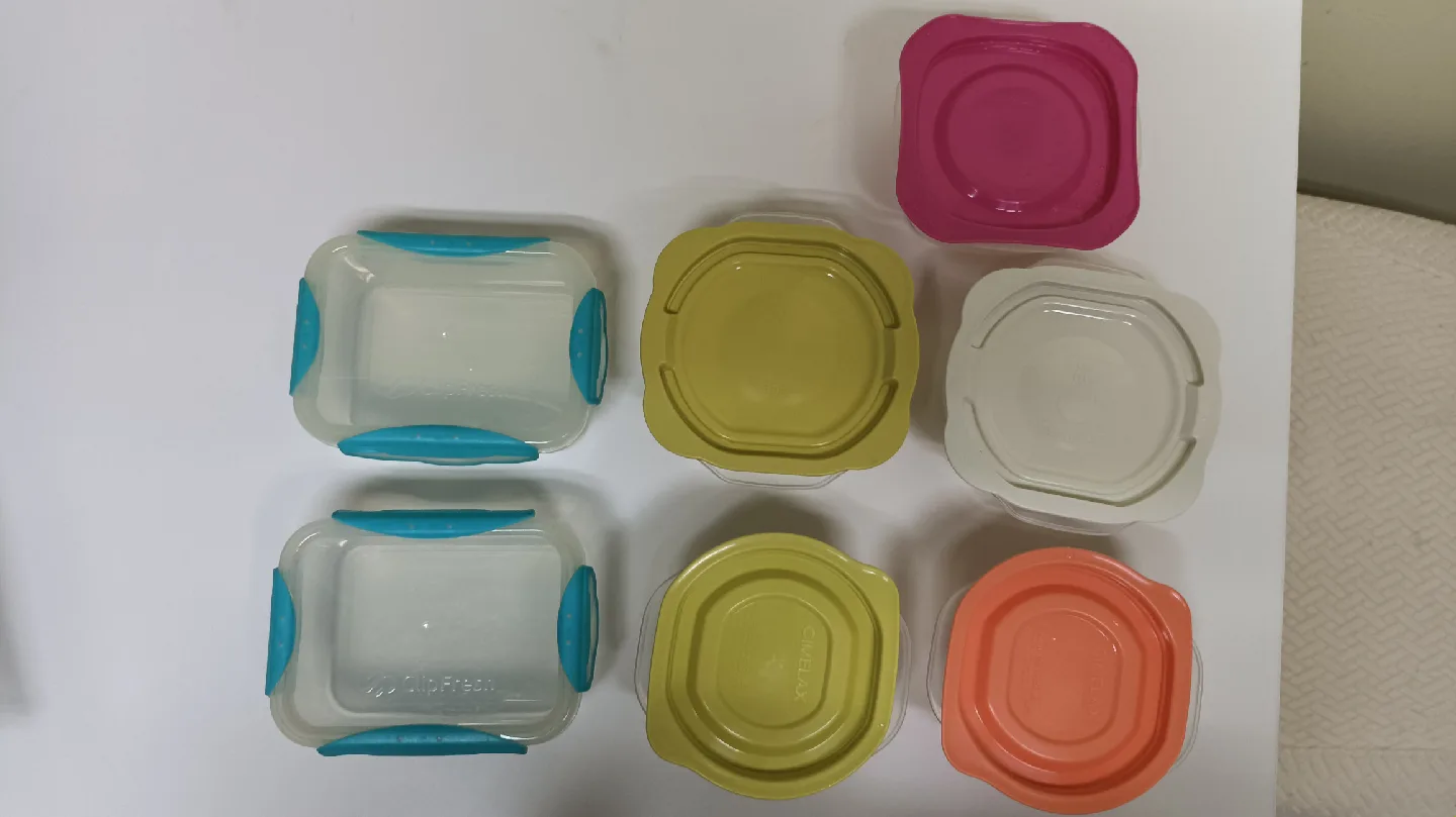 ( Frozen rice) Locking Food Storage Containers - 7 Piece Set image indicator(2)