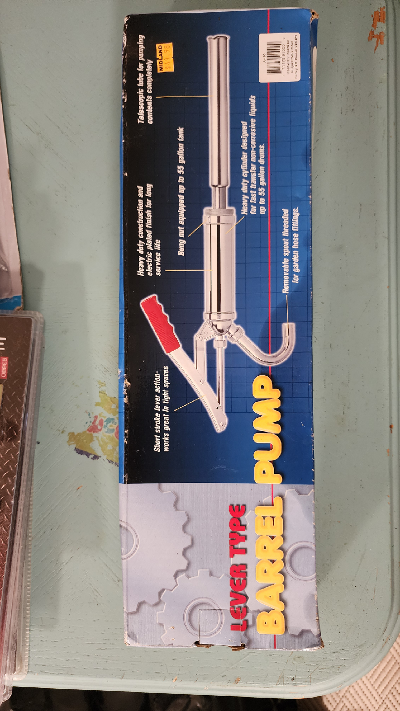Midland Lever Type Barrel Pump