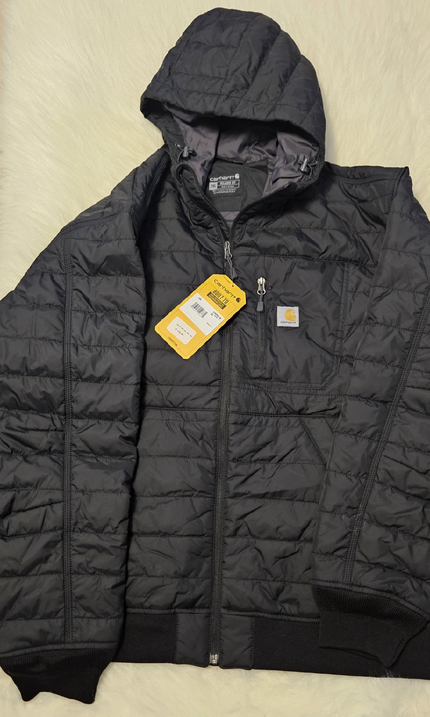 BNWT Carhartt Rain Defender Lightweight Insulated Hooded Jacket - photo 4
