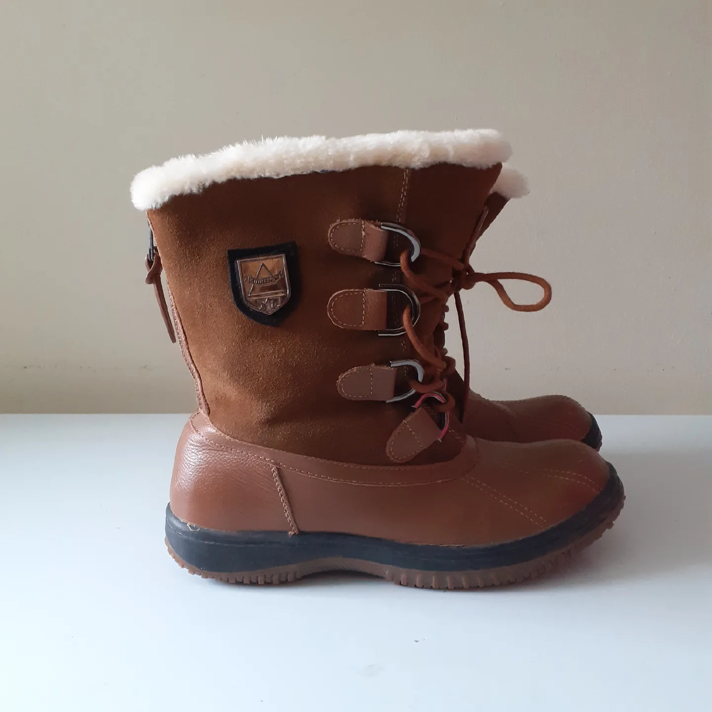 Worn1x-Genuine Leather Atelier Noir Winter Boots image indicator(4)