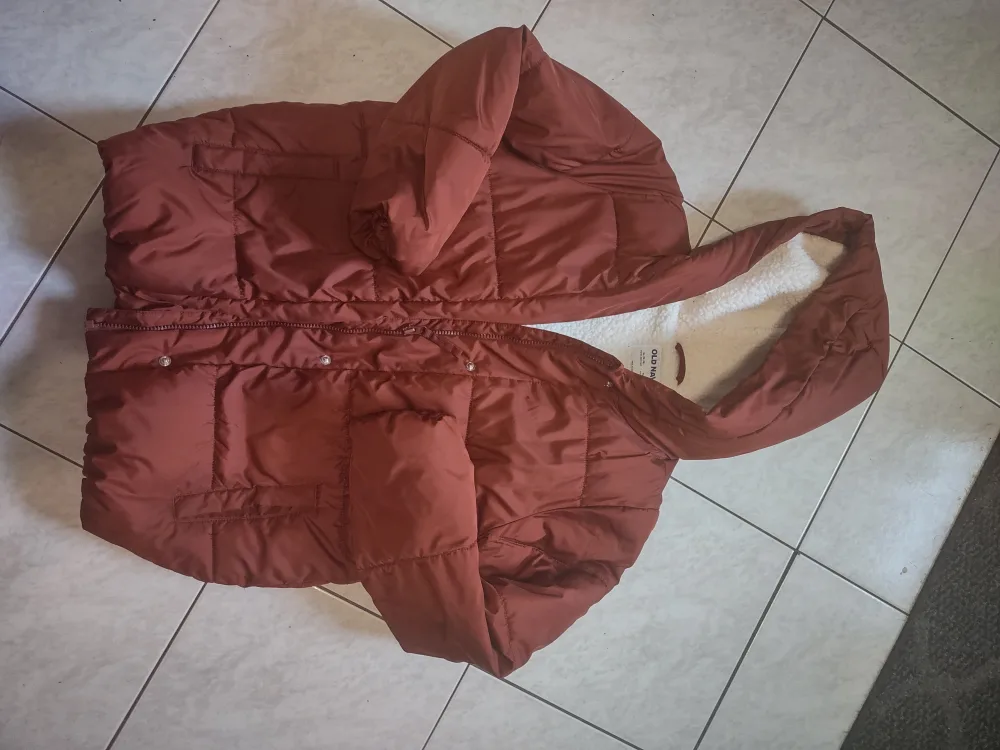 Old Navy Girls XL Fall/Spring Puffer Jacket - Rust