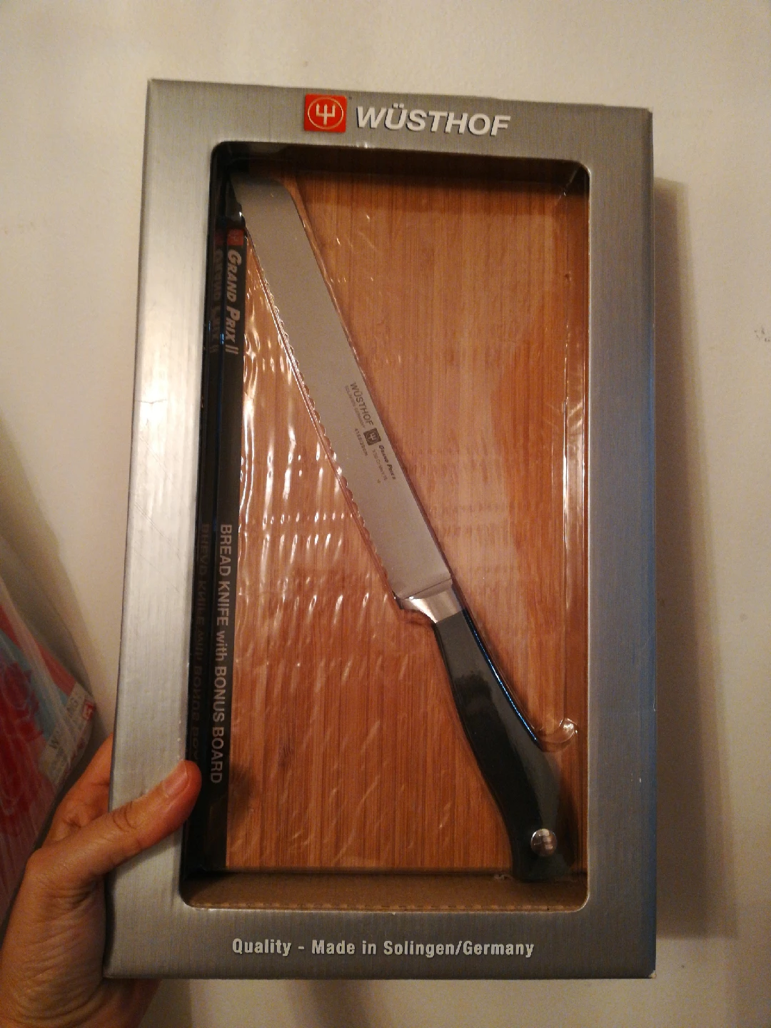 Wüsthof Grand Prix II Bread Knife w/ Bonus Board
