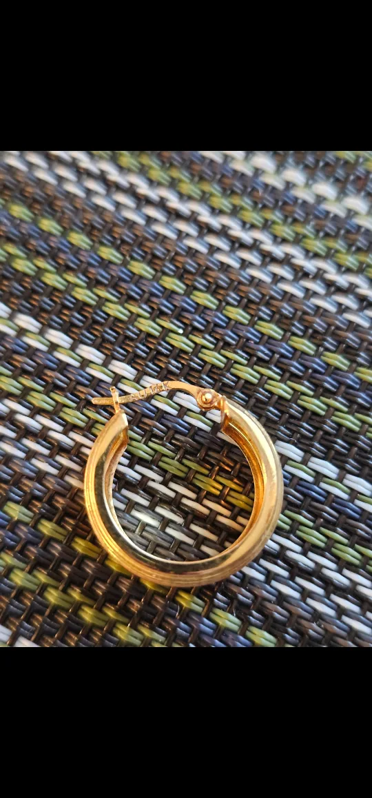 14K Gold Hoop Earrings - 3.62g image indicator(2)