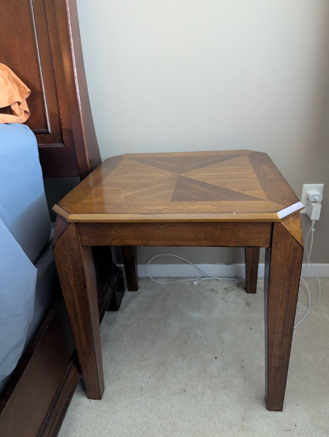 Wooden Lift Top Coffee Table + Matching Side Table - photo 5