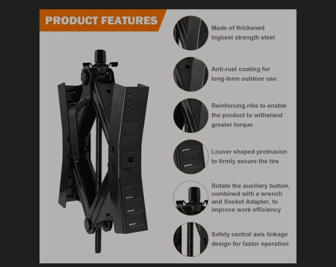 Camper RV Wheel Chock Stabilizer image indicator(9)