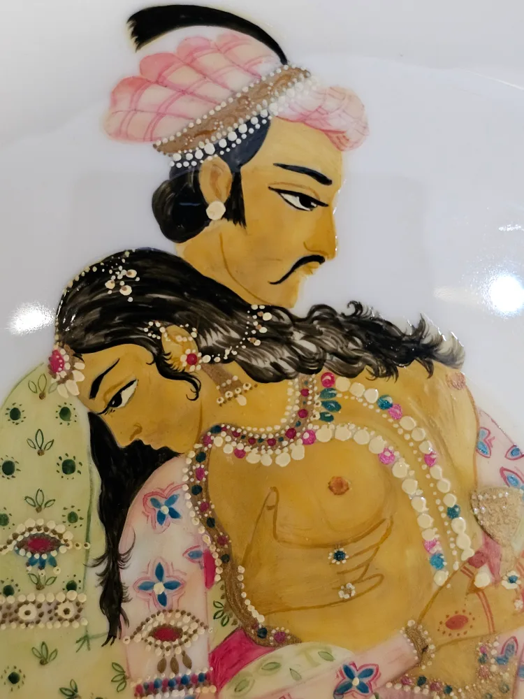 Vintage Kama Sutra Decorative Plate thumbnail