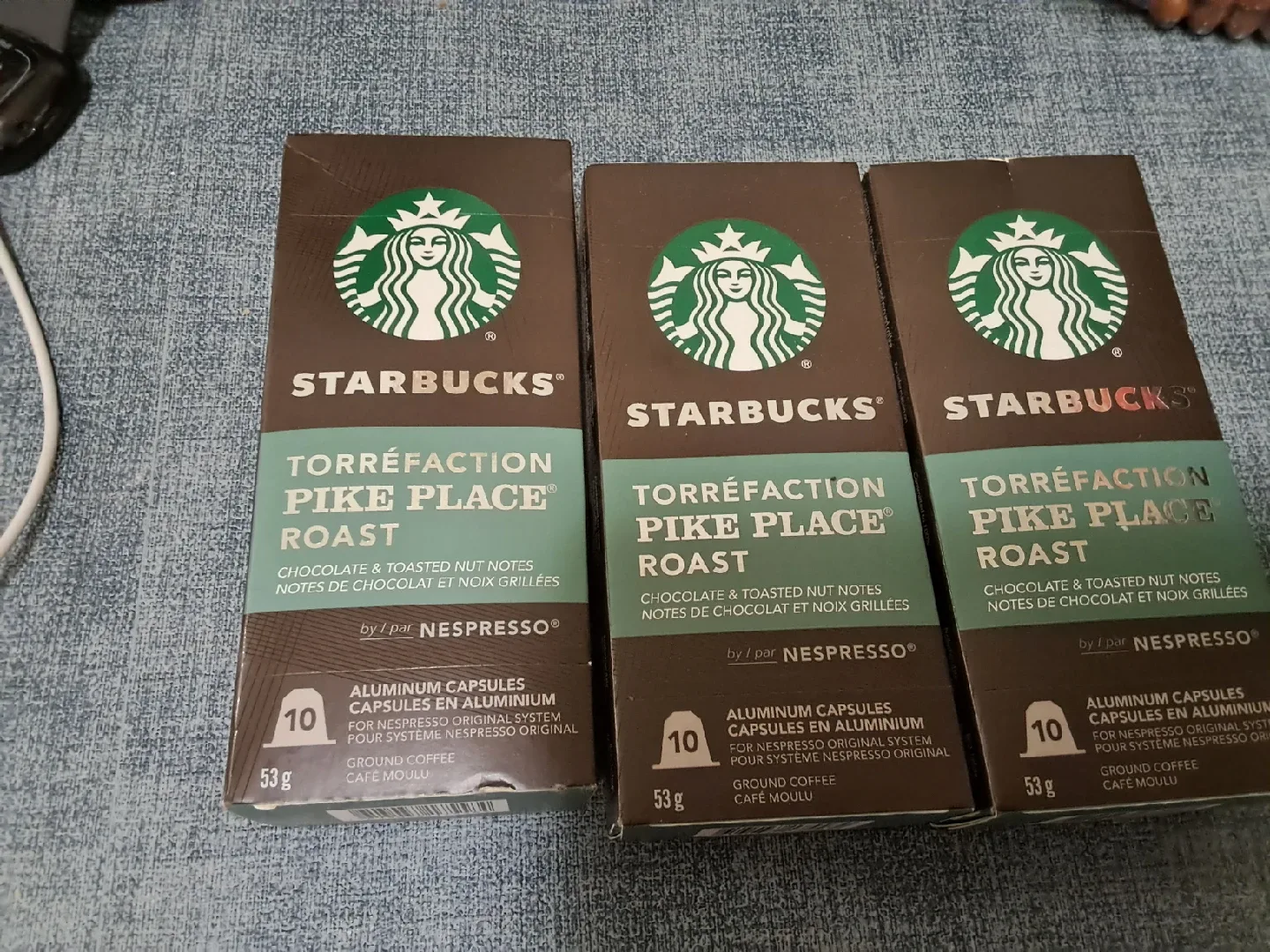 Starbucks Torréfaction Pike Place Nespresso Capsules (3 boxes)