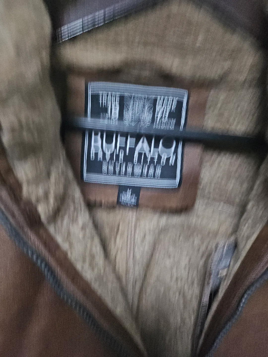 Buffalo David Bitton Brown Leather Jacket (M) image indicator(2)