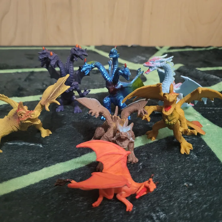 Free Dragon Figurine Collection