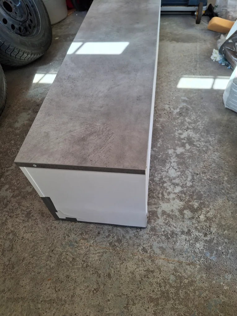 used Grey & White TV Stand/Media Console image indicator(4)