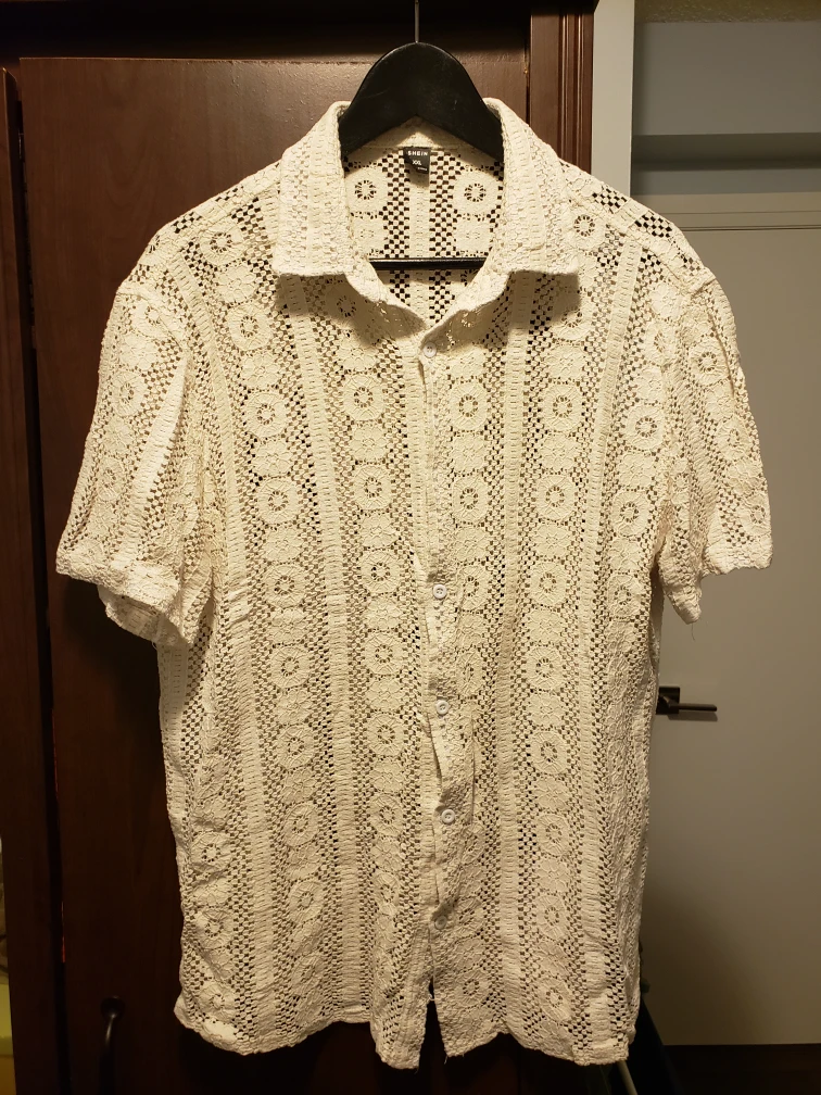 SHEIN XXL Crochet Shirt