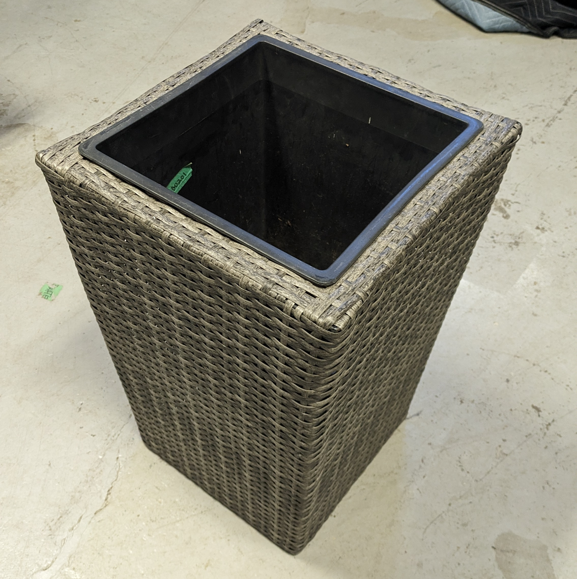 Wicker Outdoor Planters (Set of 2)