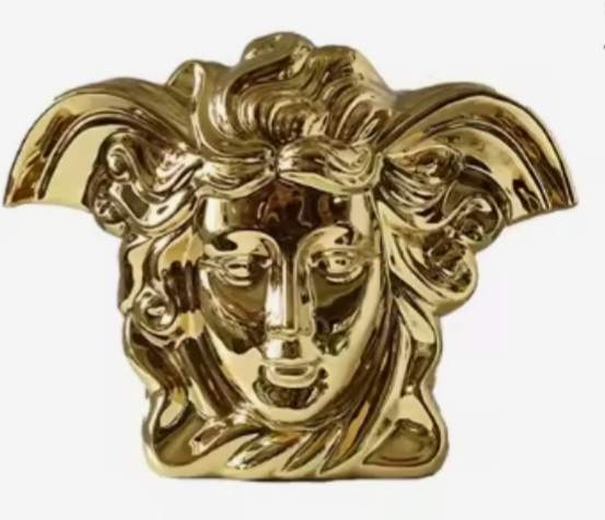 Versace Medusa Head Decor - Gold