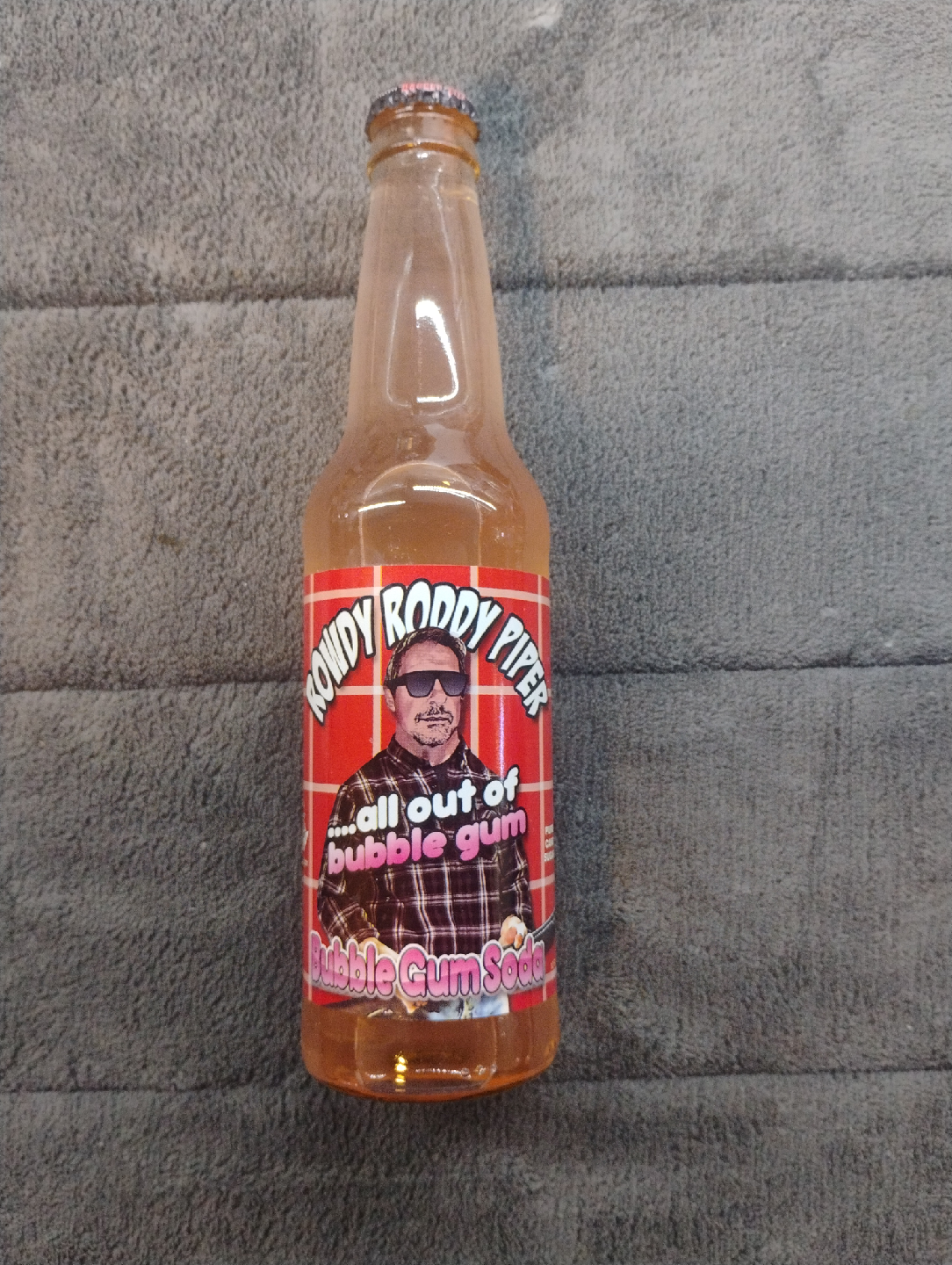 Rowdy Roddy Piper Bubble Gum Soda