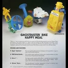 Vintage McDonald's Ghostbusters Happy Meal Toys