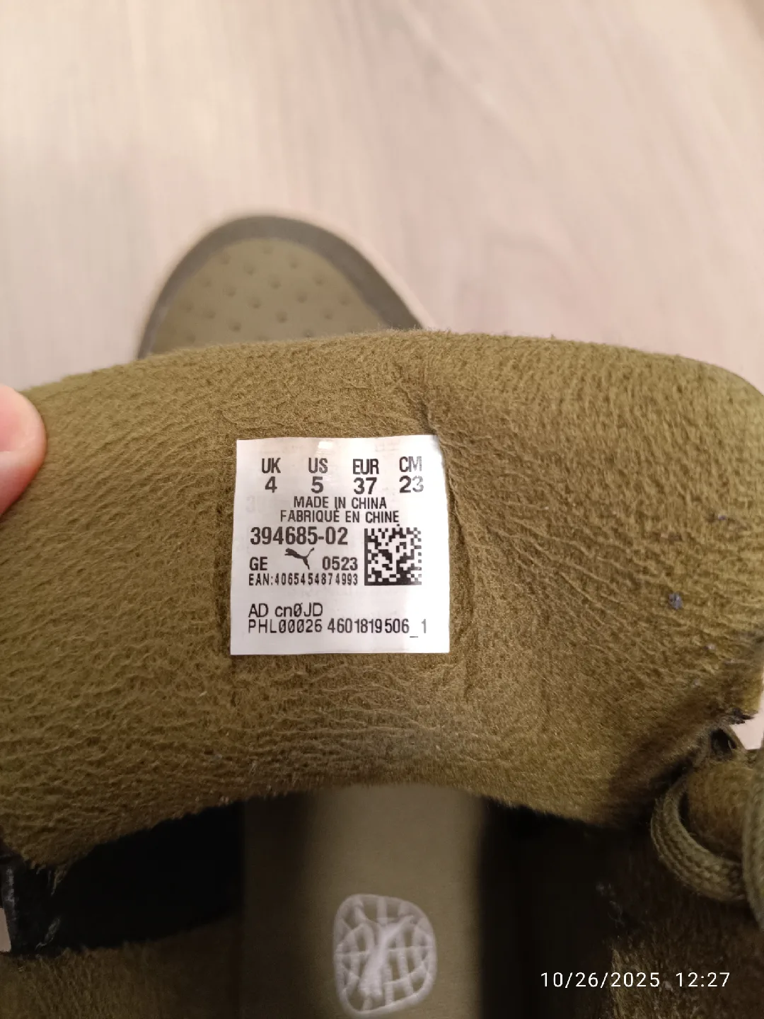 Puma Rebound Street V2 High-Top Sneakers - US 5 image indicator(4)