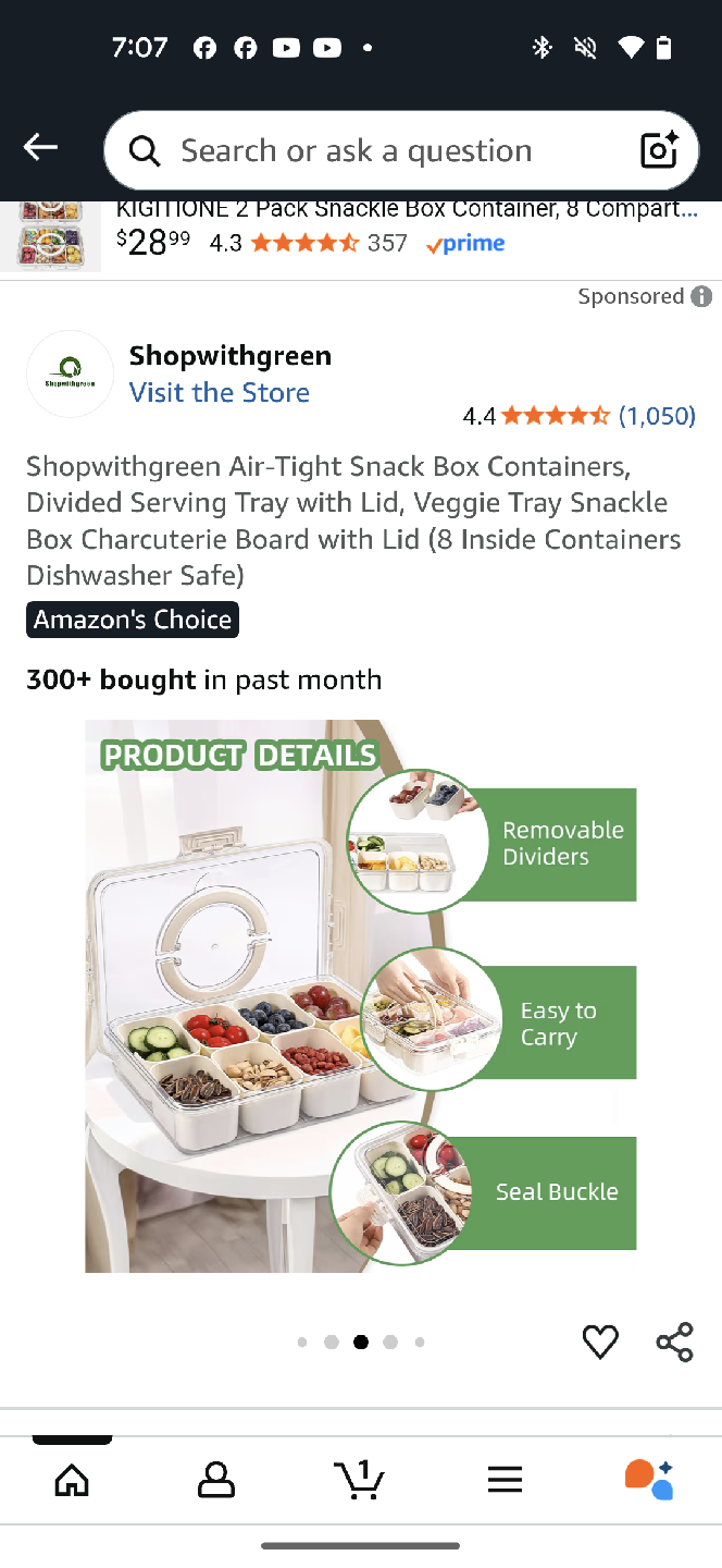 Shopwithgreen Air-Tight Snack Box Containers - photo 5
