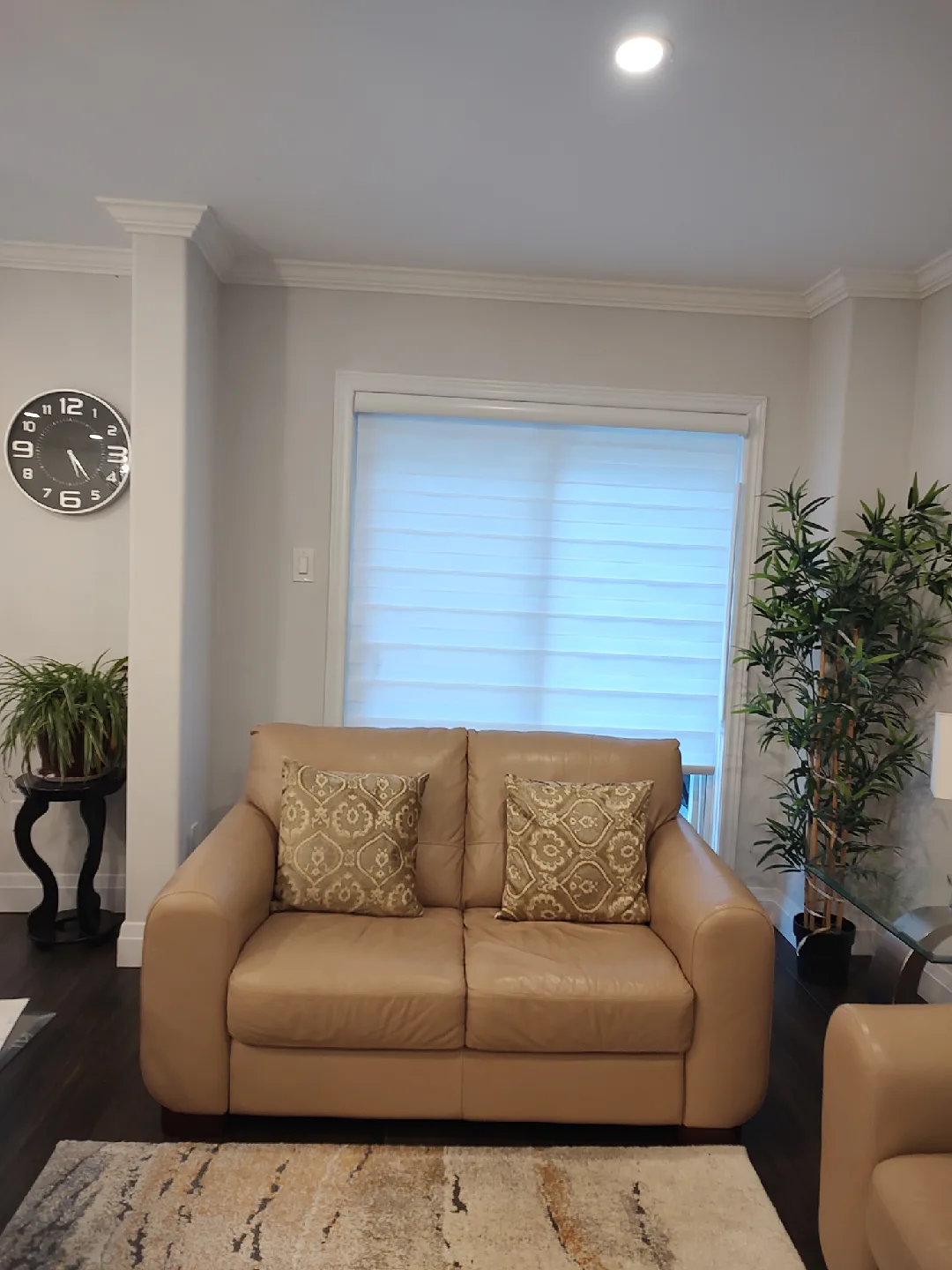 Beige Leather Sofa and Loveseat Set image indicator(2)