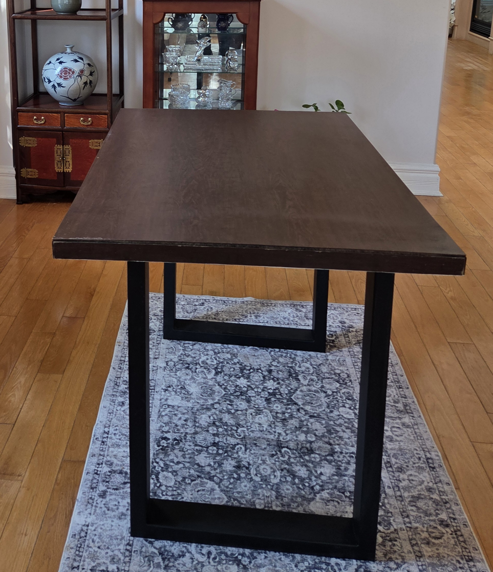 Dark Brown Dining Table