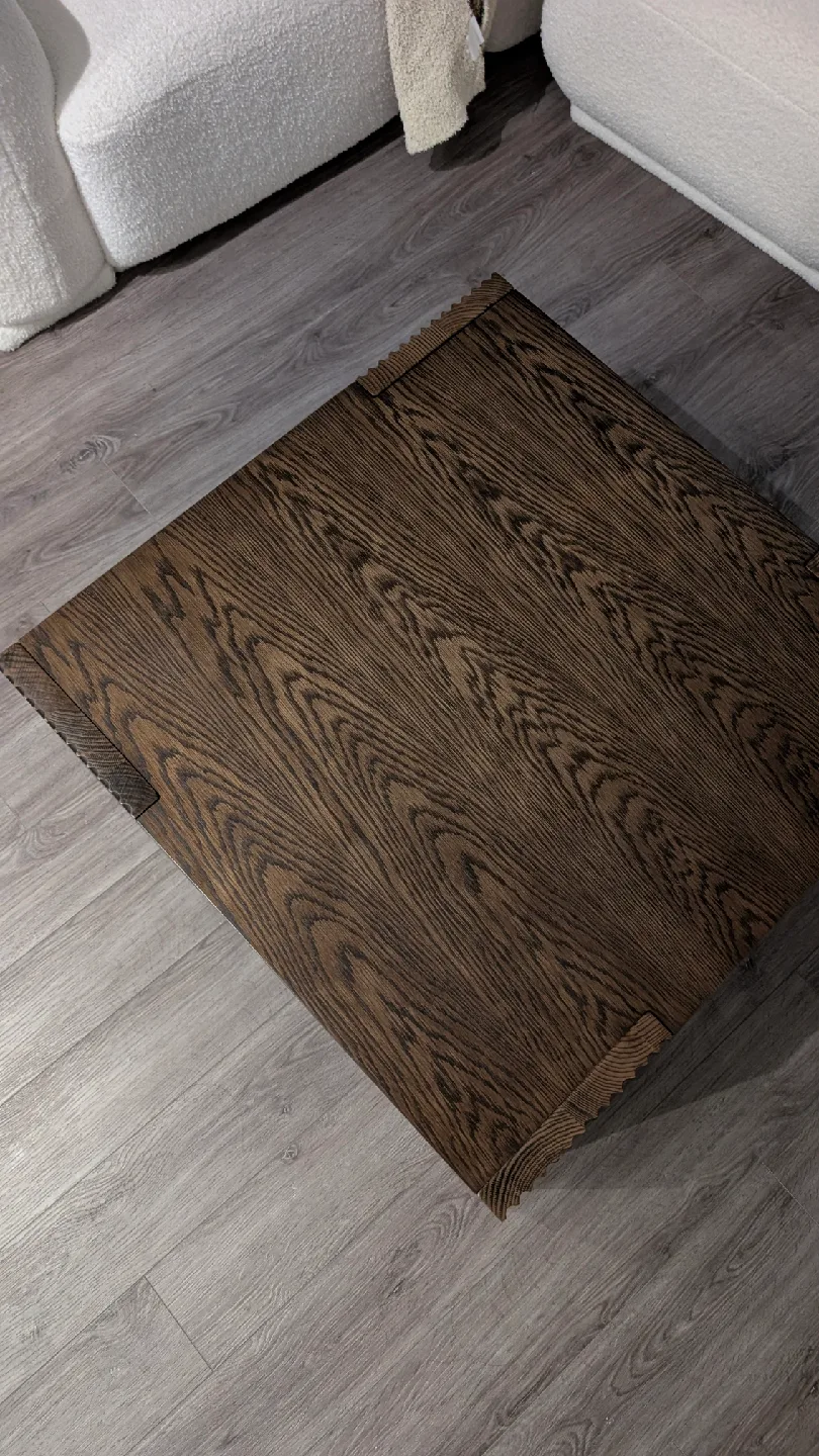 STRUCTUBE Wood Square Coffee Table - 26" image indicator(2)