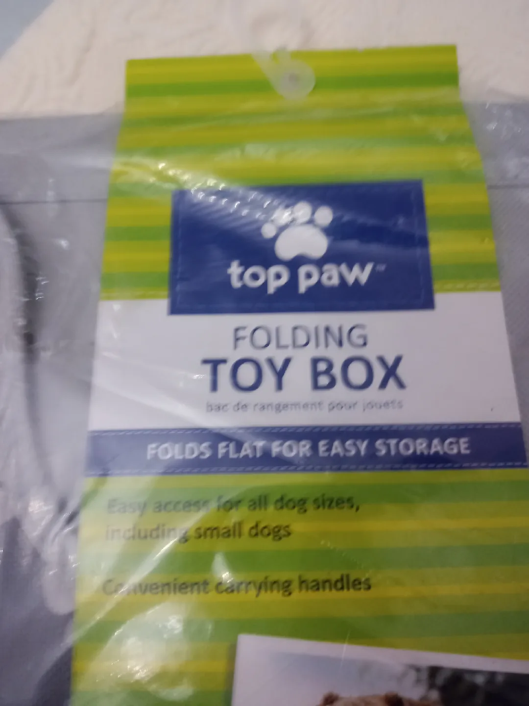 Top Paw Folding Toy Box - New! image indicator(2)