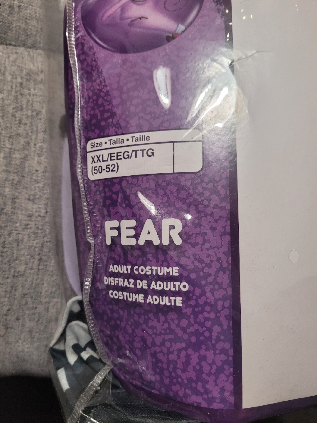 Disney Pixar Inside Out 2 Fear Adult Costume - XXL - photo 4