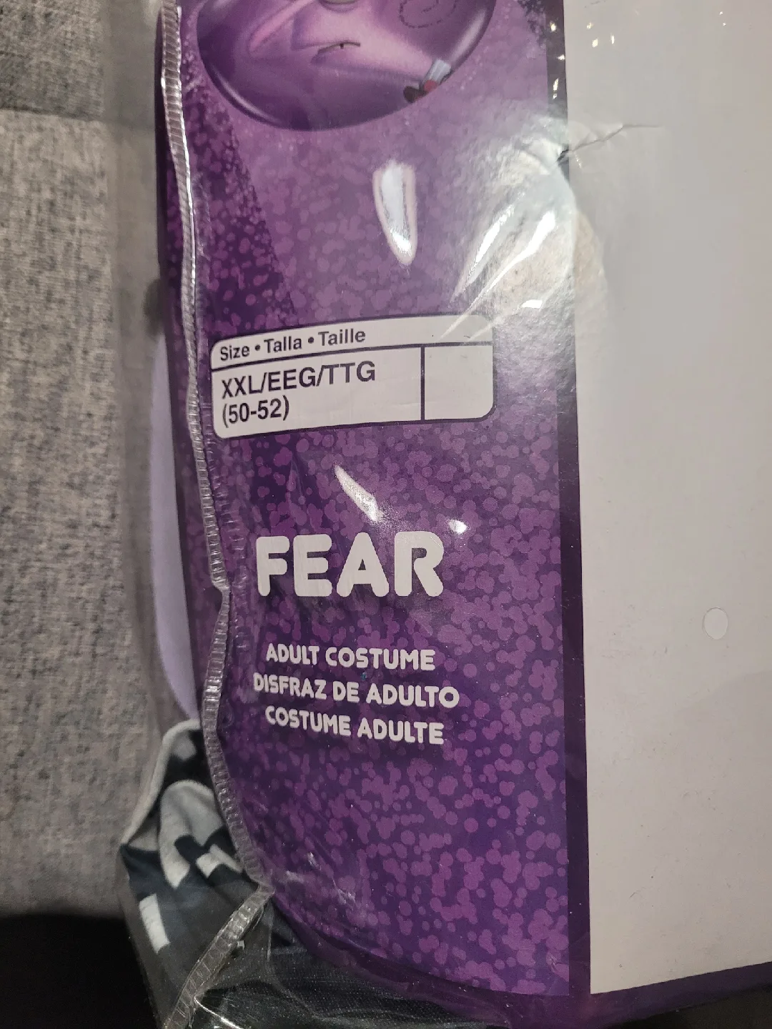 Disney Pixar Inside Out 2 Fear Adult Costume - XXL image indicator(4)