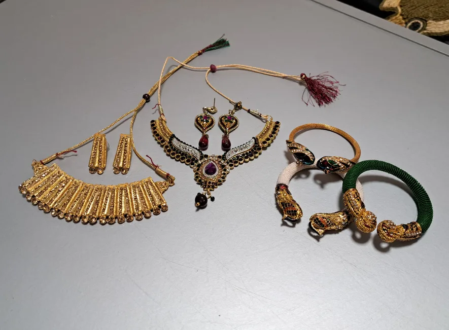 Jewellery Set - Necklace, Earrings, Bangles thumbnail