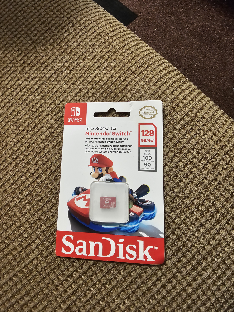 SanDisk 128GB MicroSDXC for Nintendo Switch - New
