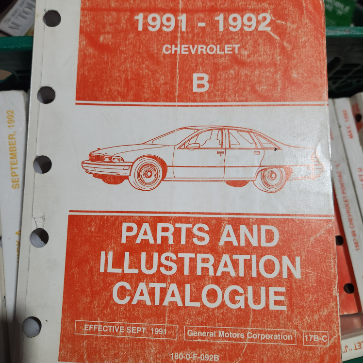 Chevrolet & Buick Parts Catalogues 1987-1992 - photo 3