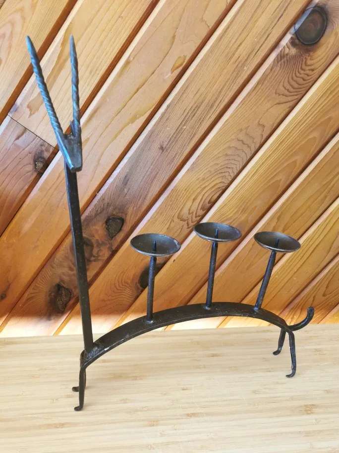 Brutalist Style Gazelle Candle Holder thumbnail