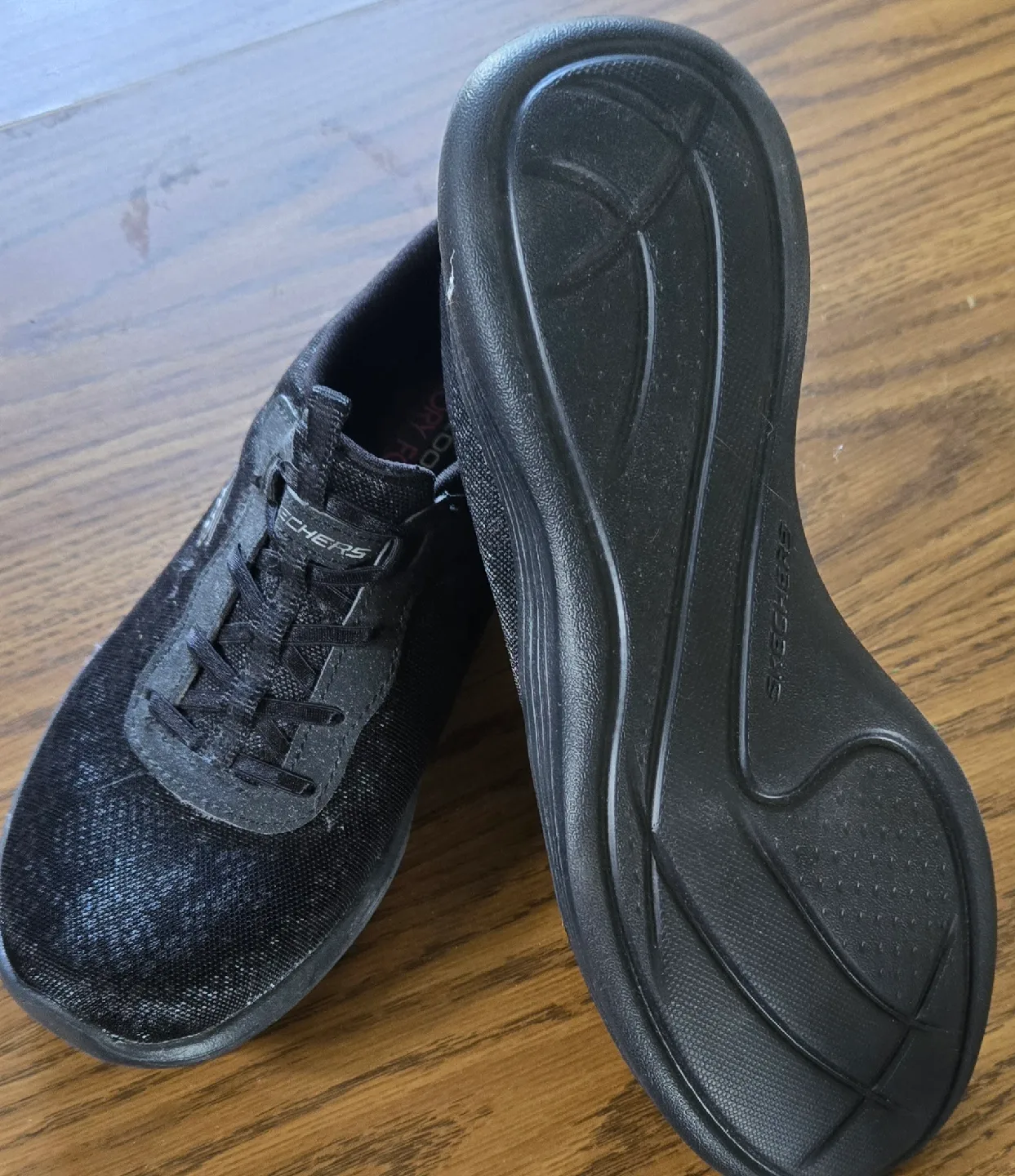 Skechers Black Running Shoes