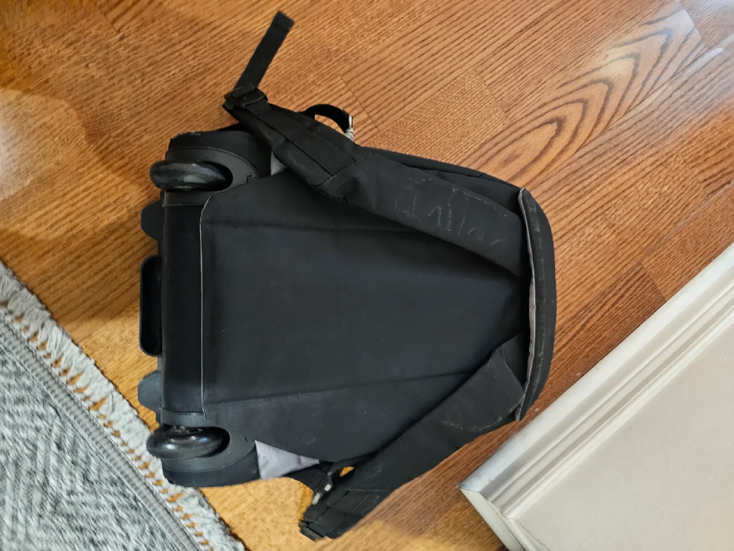 Navy Club Rolling Backpack - Black image indicator(2)