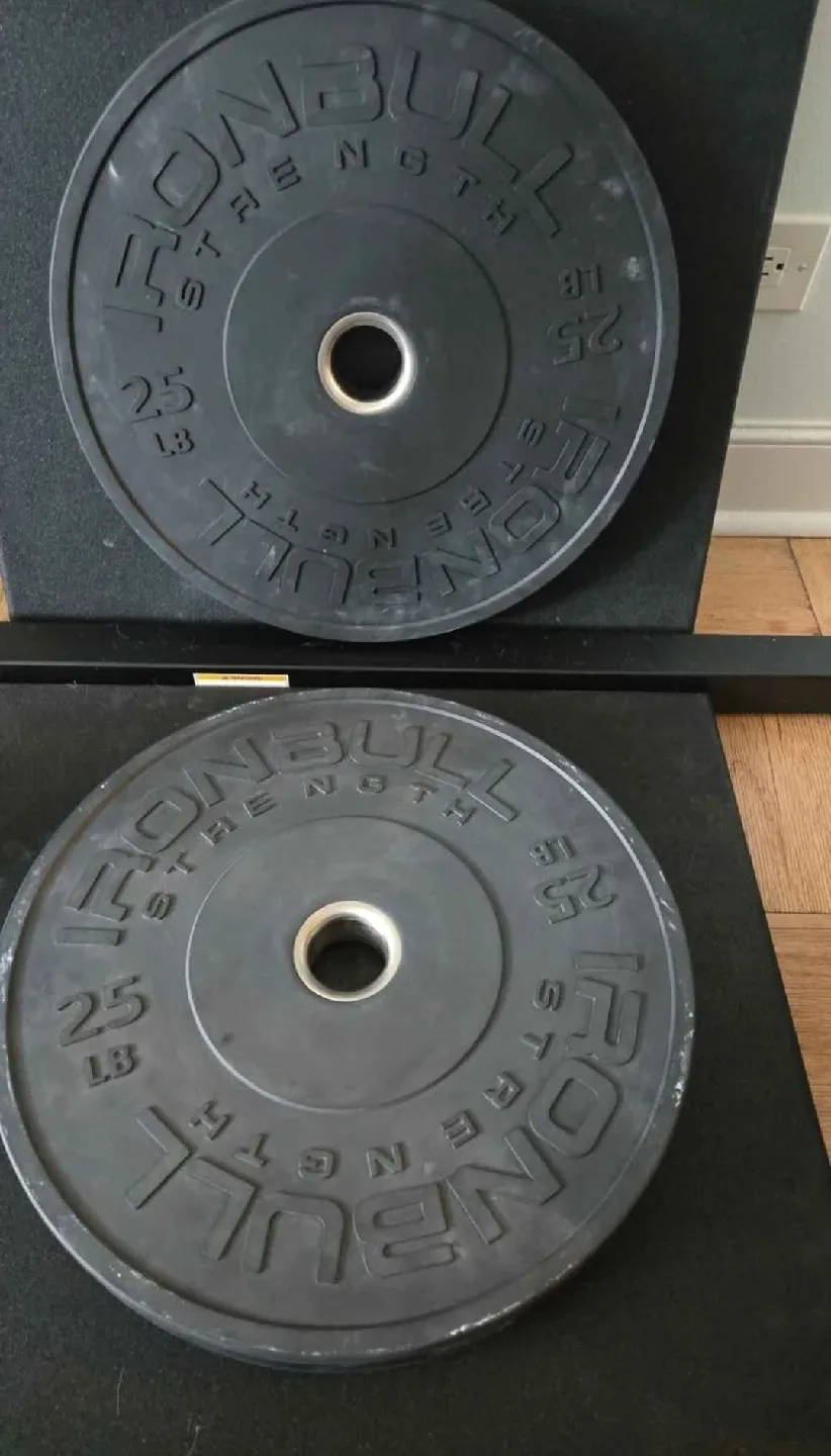 squat rack set with plates,mats,and clips image indicator(2)
