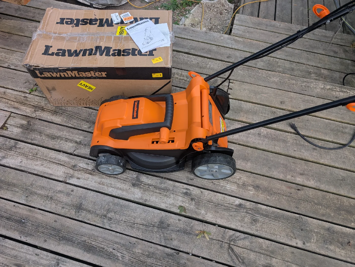 Brand New Lawnmaster 14” Electric Corded Lawnmower For Sale image indicator(2)