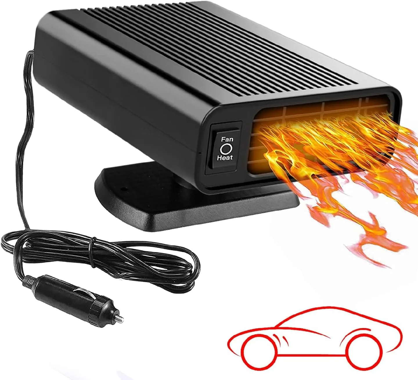 Car Heater, 12V Car Heaters for Vehicle Anti-Fog Plug thumbnail