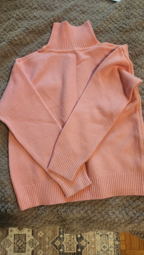 Pink Turtleneck Sweater Size Small