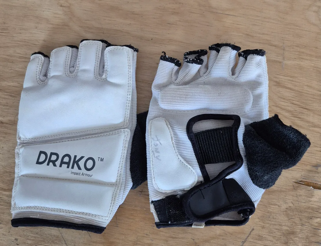 Taekwondo Gear Set - Adidas Shin Guards, Drako Gloves image indicator(3)