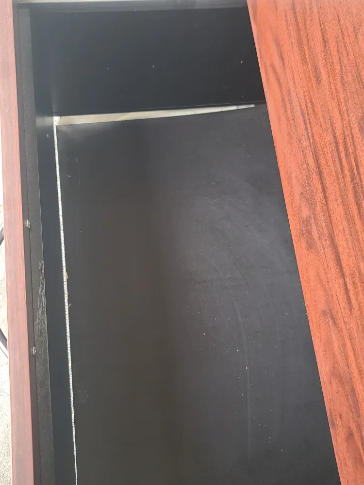 Brown Wood 2-Drawer File Cabinet image indicator(6)