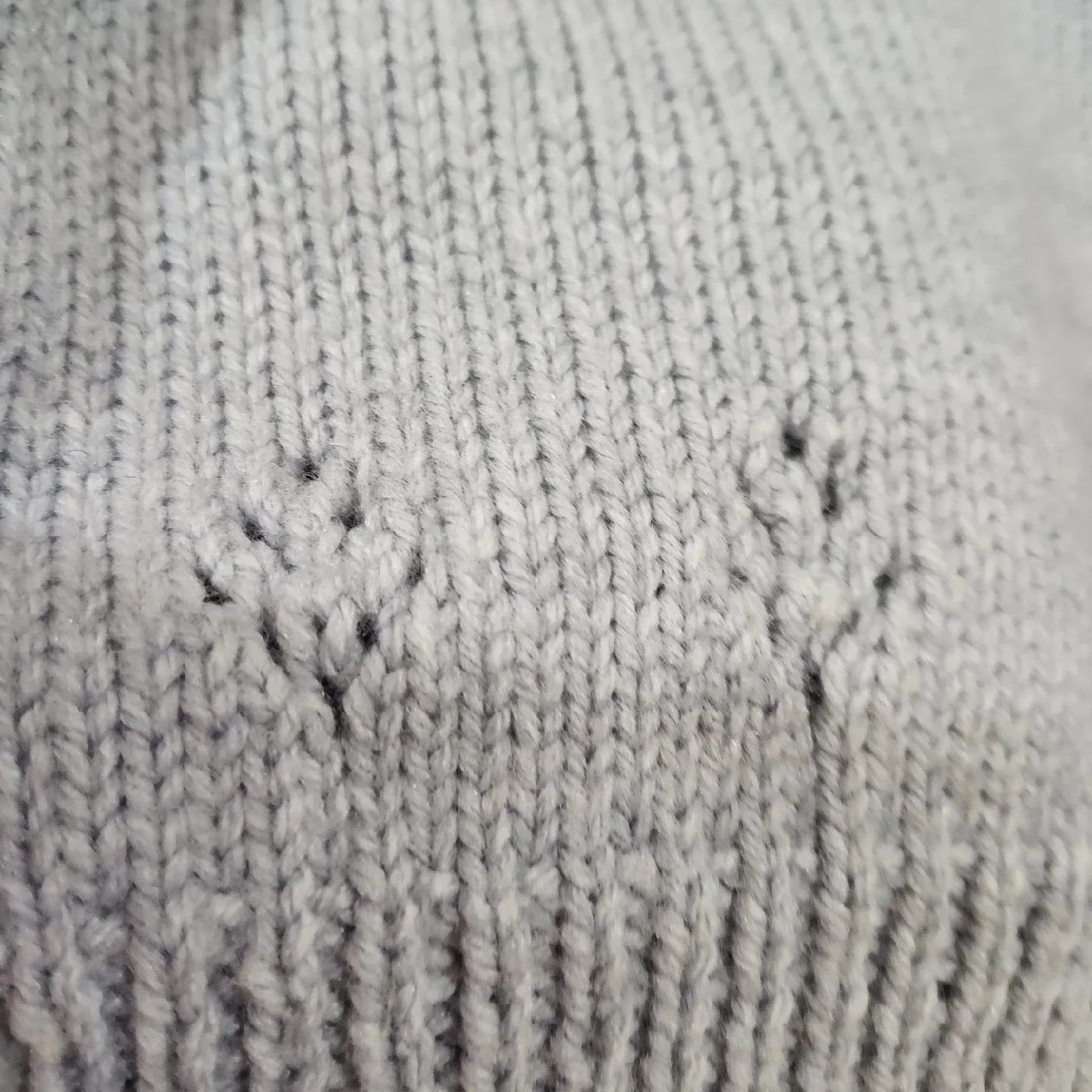 Grey Hand Knit Sweater image indicator(3)