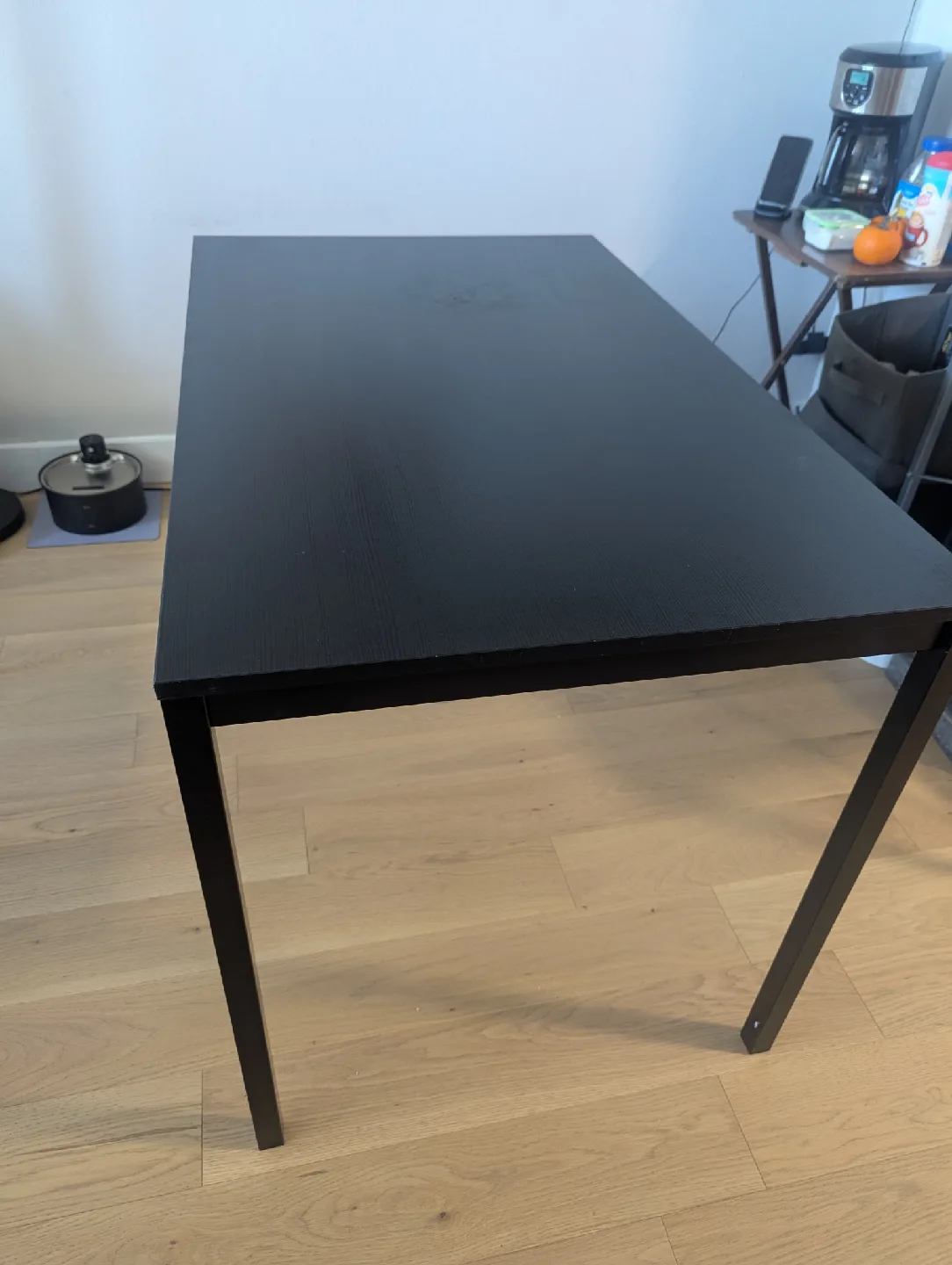 IKEA Black Chair and Table Set image indicator(5)