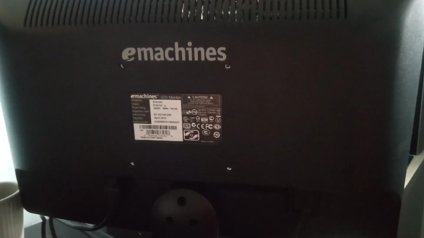 eMachines E181HV LCD Monitor image indicator(2)