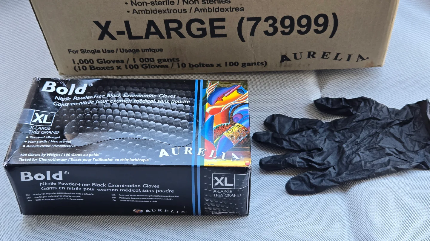 Aurelia Bold XL Nitrile Powder-Free Exam Gloves thumbnail